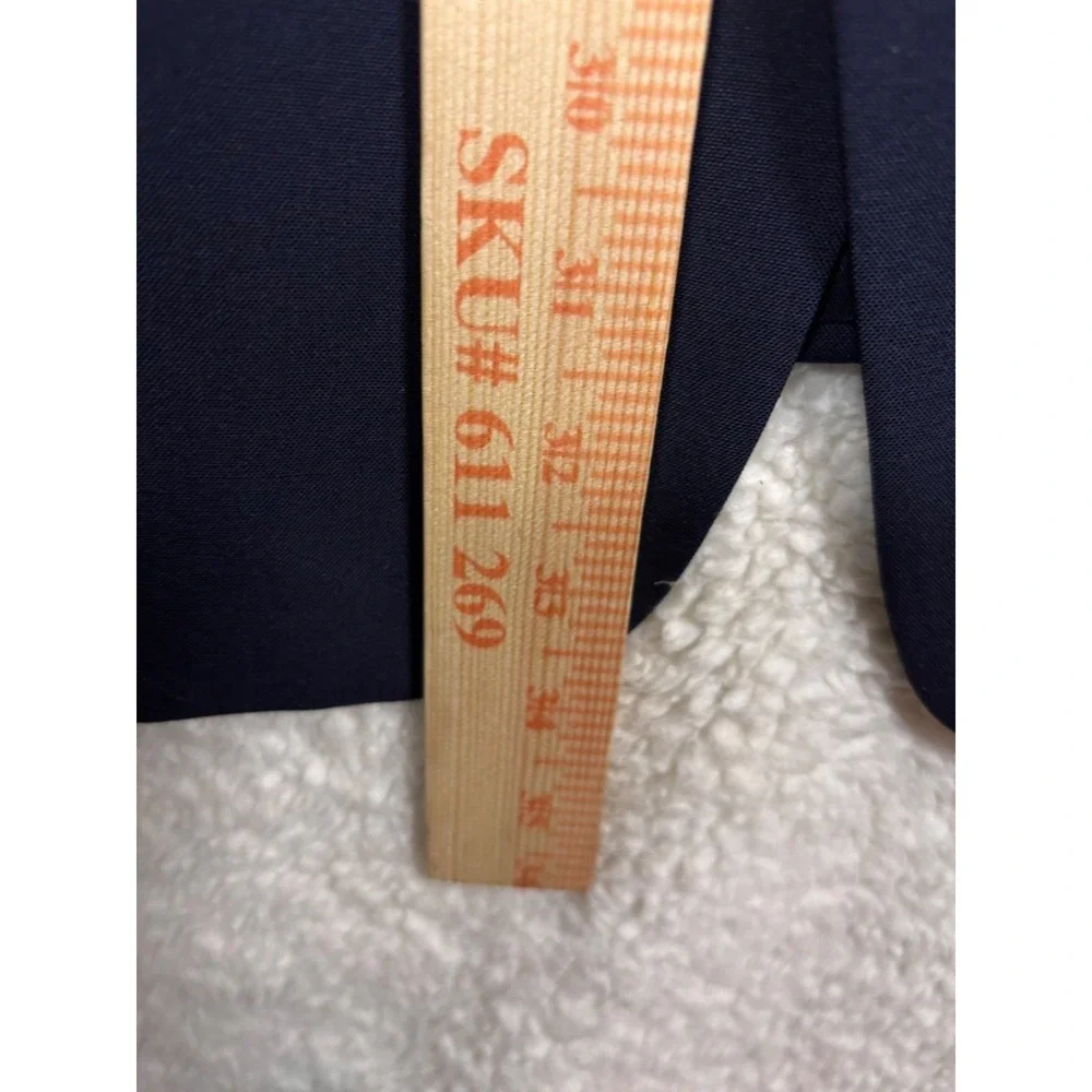 Burberry  Blazer Mens 45 Navy Blue Good Gold Buttons 2-Button‎ Sport Coat